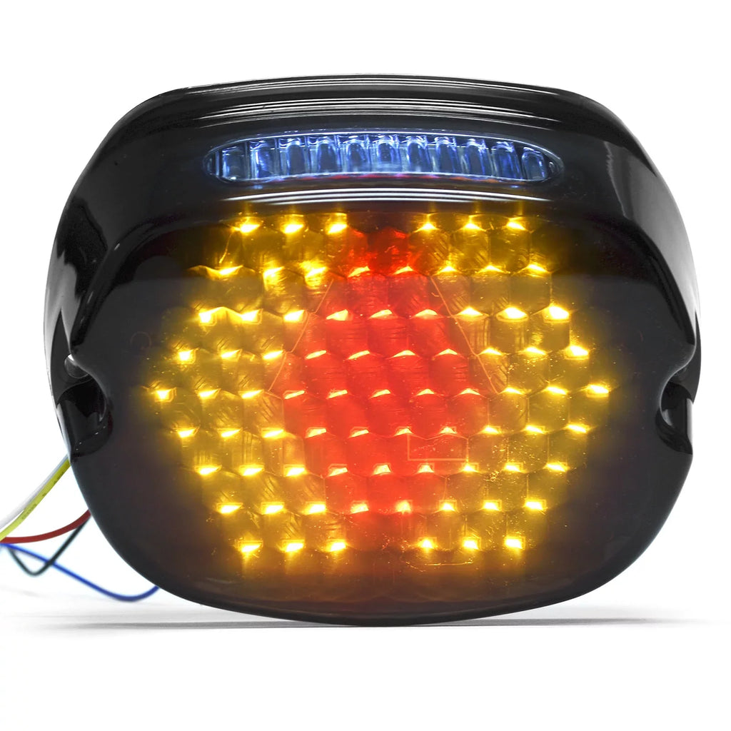 Classic Turn Fits - Glide Electra Light Tail CVO Headlights Light Smoke Round Krator Running Signals Harley 2006-2013 FLHTCUSE Most with 6-1/4" Profile Ultra Davidson Low Compatible Brake Light LED