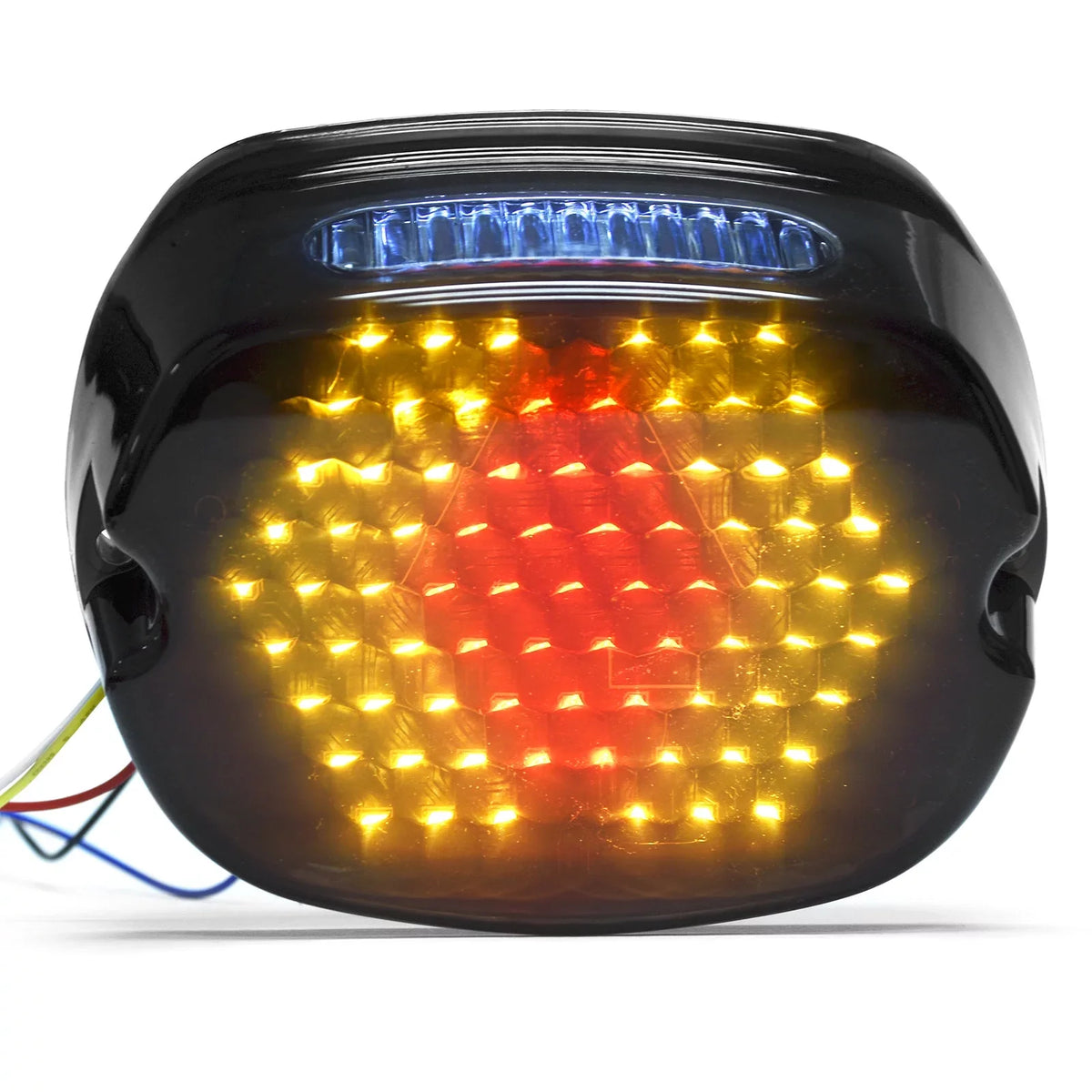 Classic Turn Fits - Glide Electra Light Tail CVO Headlights Light Smoke Round Krator Running Signals Harley 2006-2013 FLHTCUSE Most with 6-1/4" Profile Ultra Davidson Low Compatible Brake Light LED