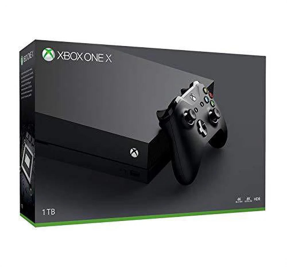 with 4K, Xbox Ultra (Refurbished) Microsoft Wireless X HD 1TB Enhanced, Native One Xbox Console Controller: X HDR, Restored One