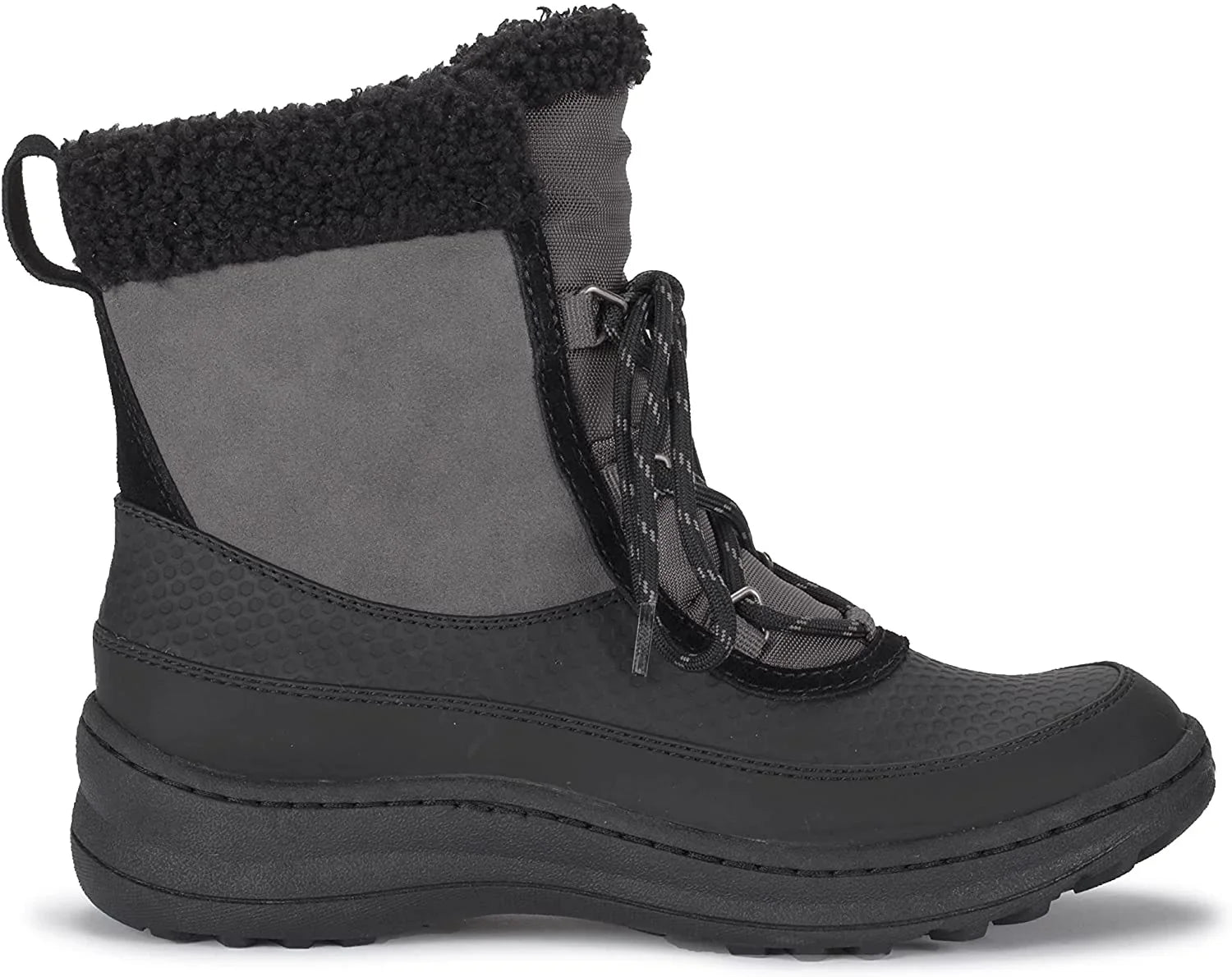 (BT28513) 6 Boots Suede Size Grey/Black M ALTA Baretraps Dark Women's