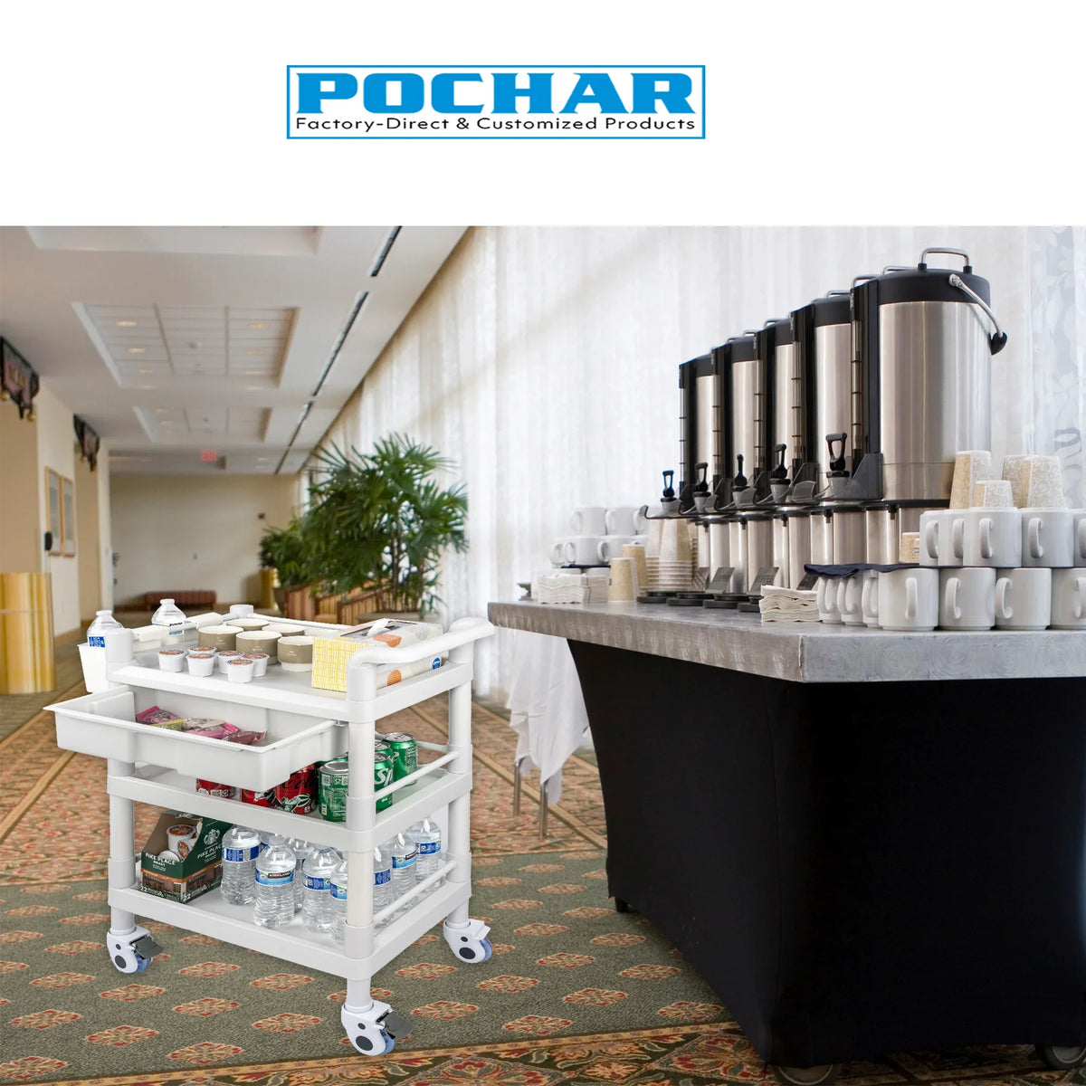Tier Dirt Wheels 500 Hospital Trolley 3 Heavy for Cart Rolling Medical Dental 360°Rotate with Lbs Buckets Salon Spacious Medical Clinic Cart Duty Trolley Drawers Beauty Mobile Utility