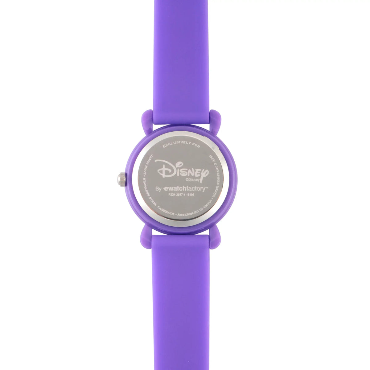 Anna Frozen and Purple Teacher Elsa Time Girls' Plastic Silicon Strap Watch, Purple