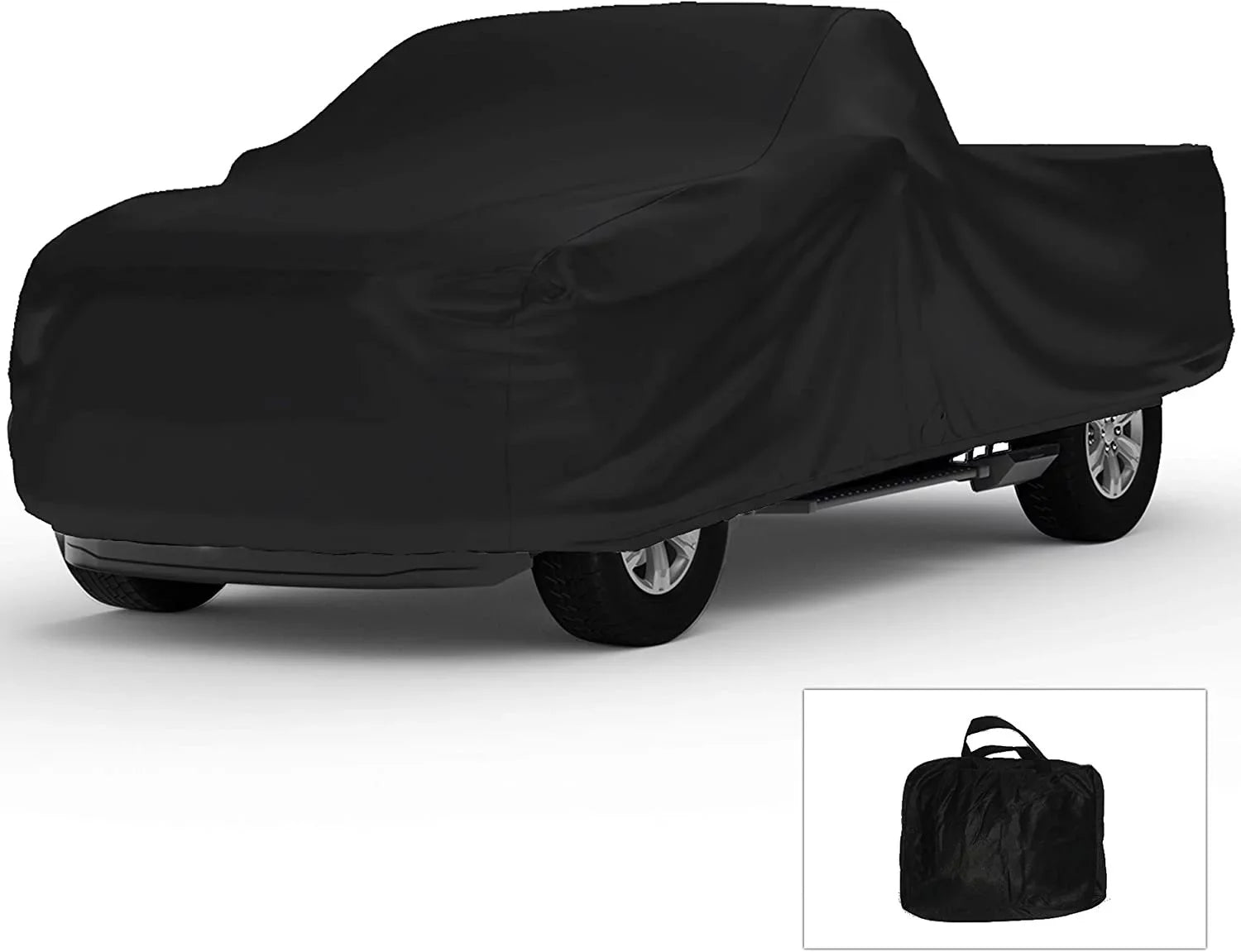 Bag Truck Indoor Chevrolet 2020 Indoor Cover Storage Silverado Crew Compatible Ft Satin with Includes Soft - Looking Bed Use Between Vehicle - Black Cab, Ultra - - Keep 8 2500 Material