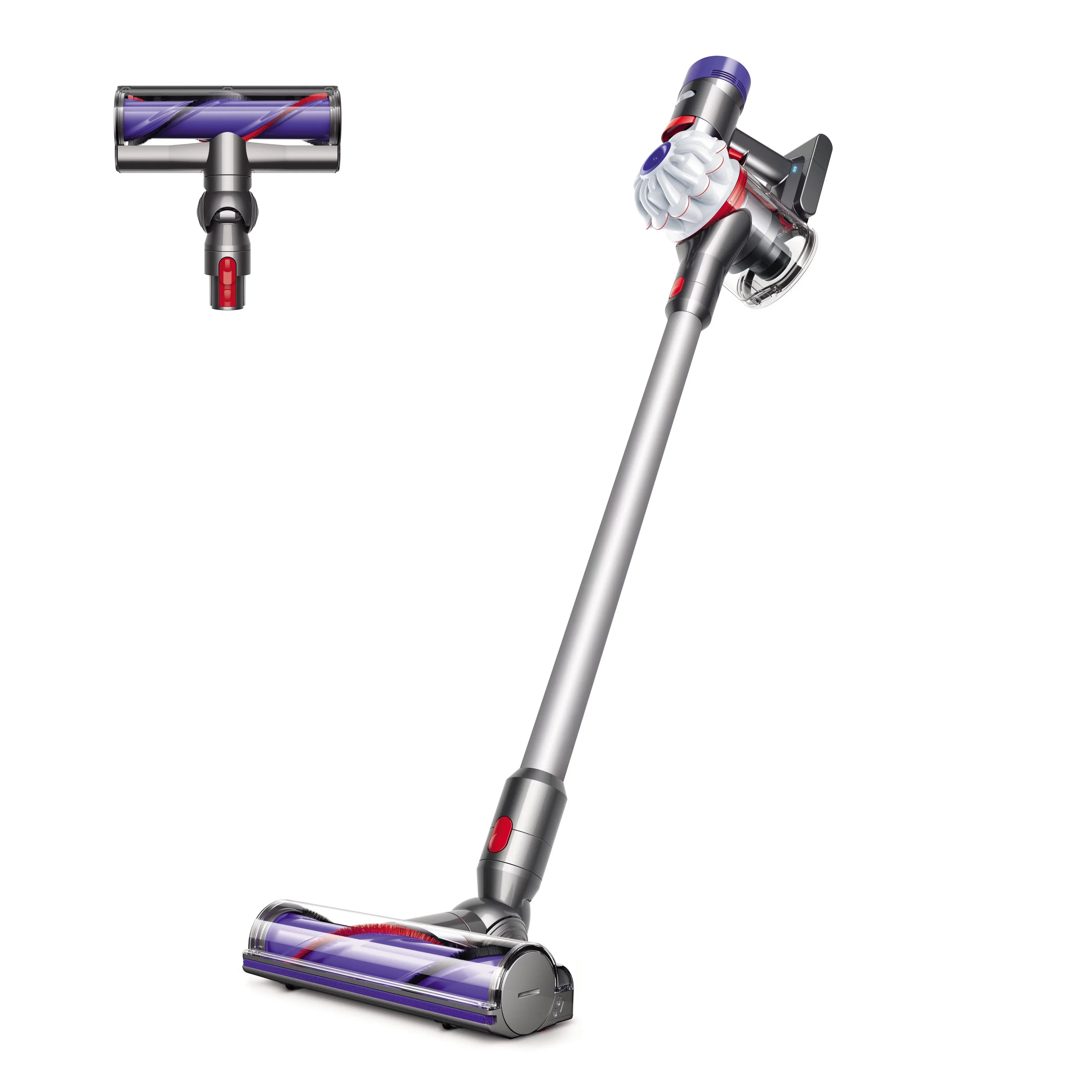 Allergy | Dyson V7 Refurbished HEPA | White/Silver Vacuum Cordless