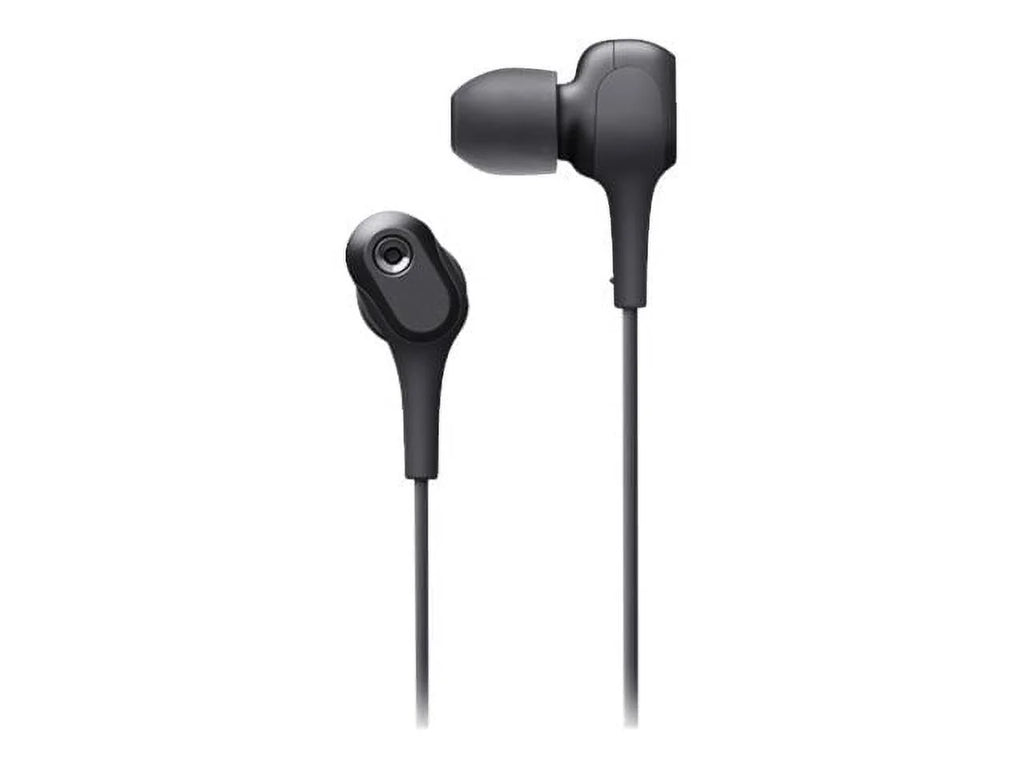 with - - - wireless - - Earphones black NFC canceling - mic - mount Bluetooth WI-C600N active noise - in-ear Sony behind-the-neck