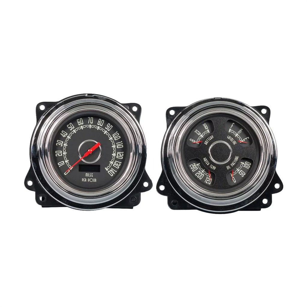 New 47371-01 47-53 Gauge Woodward Black Kit 2 Vintage Chevy USA