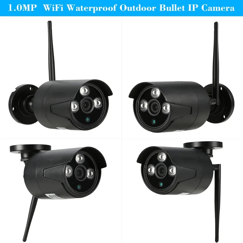 Camera 1080p Waterproof Wifi Kit 1.0mp Wifi Support Ip 4pcs Waterproof Webcam 1080p Nvr Wifi Wifi Wifi P2p 1080p With 4ch Wifi Ip Webcam,Vision Ir-cut Vision P2p 4pcs