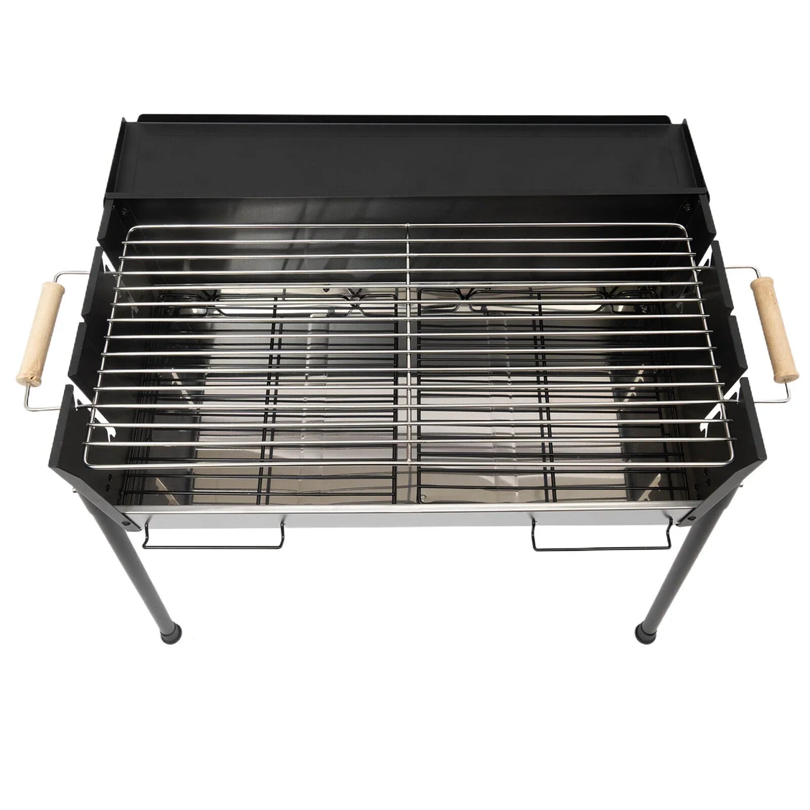 Camping BBQ Grill Tool Steel Grill Grade Charcoal Barbecue Charcoal Picnic Stainless for with 304 Portable Folding Grill Miumaeov Food Kits Grill