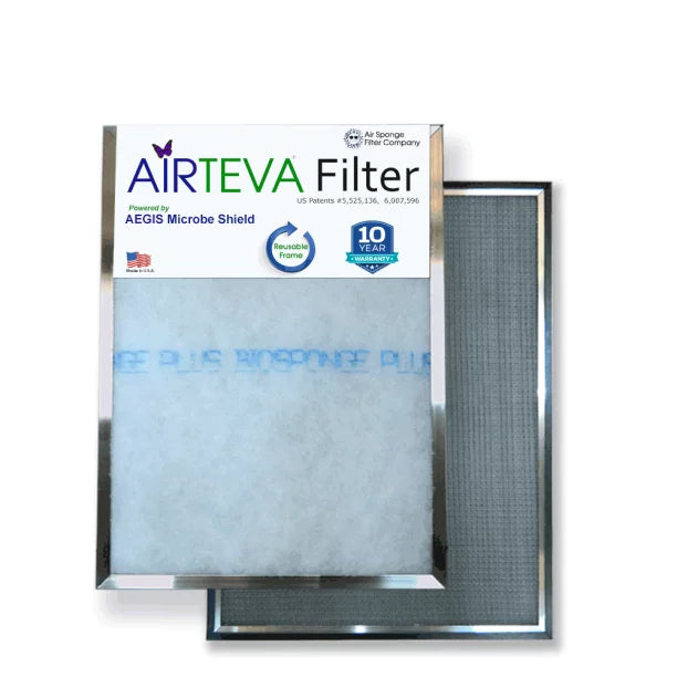 3/4" x Filter 19 x (20 1) Plus X Size: x (1) 19 1/2 Furnace Biosponge AC, Actual 20 Pad Airteva Replacement With 1/2