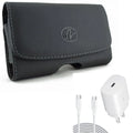 Pro Fast for 4 Leather Type-C Premier 6ft 5 Jitterbug Home 4 ThinQ, Case 25W (L455DL), USB-C G8X ThinQ, Lively LG G7 PD Charger Cable w Clip Plus Stylo Plus, - Smart3 Harmony Belt Swivel