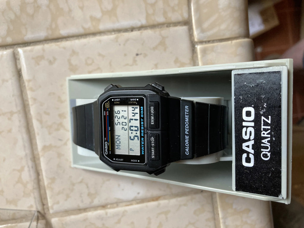 Casio EXW-50-1A Men's Rare Watch Digital Vintage Black Discontinued