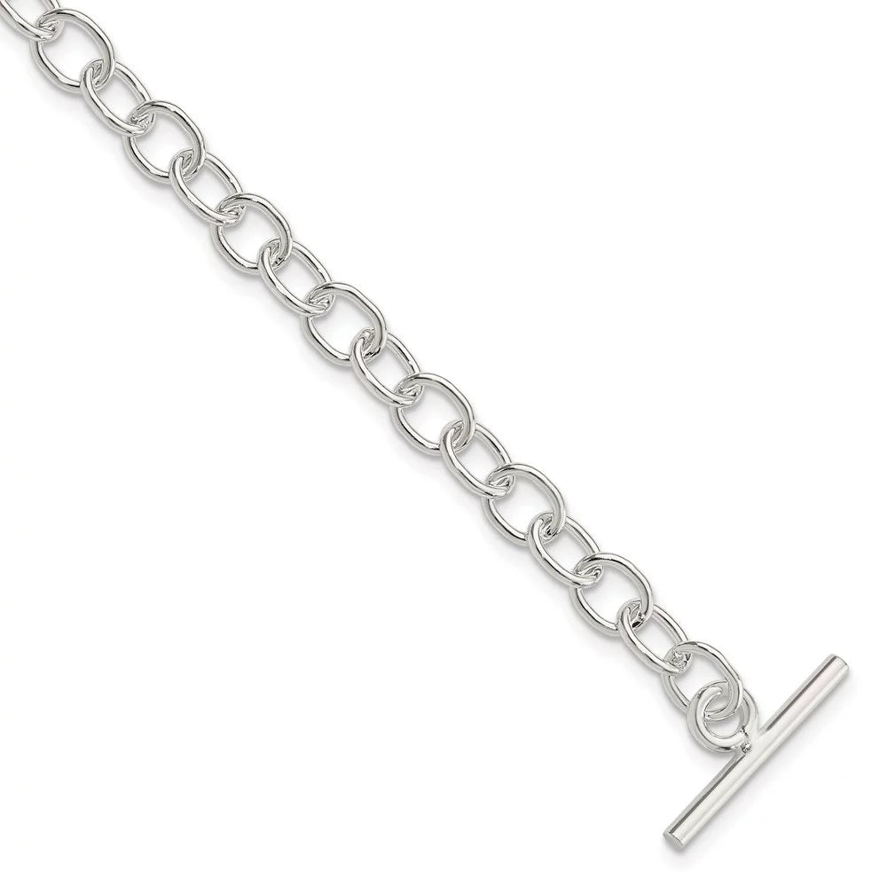 Bracelet Sterling Auriga Silver Toggle for Link Women Fancy 7.5 925 inch