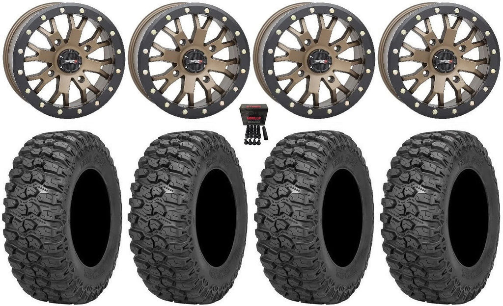 Defender Bronze SB-4 Tires System Trail Wheels Can-Am (4+3) 32" Maverick Commander Outlander Saw 15" Renegade 3 2.0