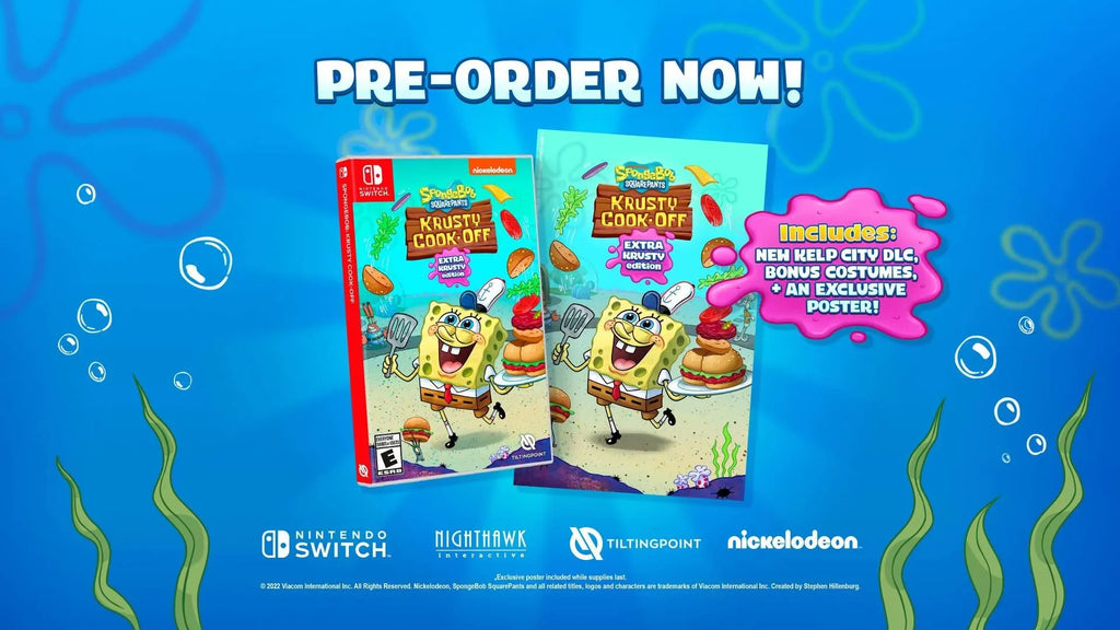 Cook-Off Extra Nintendo Nighthawk Krusty Krusty Switch, Edition, SpongeBob Interactive, 812303018978