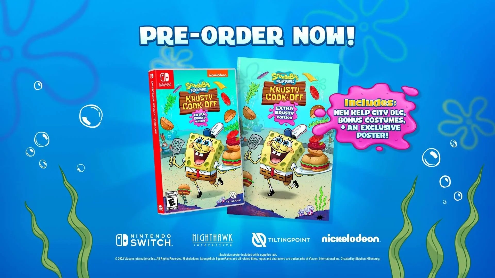 Cook-Off Extra Nintendo Nighthawk Krusty Krusty Switch, Edition, SpongeBob Interactive, 812303018978