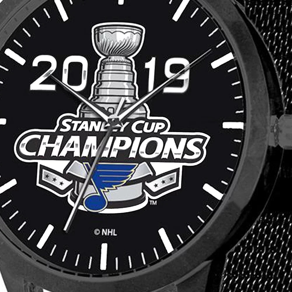 Blues Band Black St Watch Time Mesh Modern Statement Louis Game 2019 Champions