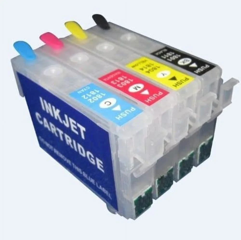 Fit Chip Conversion for Cartridges Pigment, Epson for WF-2850 Ink WF-2830 Cartridge Dye, 212XL 212 Ink Printer Sublimation 4105 Printing Empty with Single-use DTF XP-4100 XL