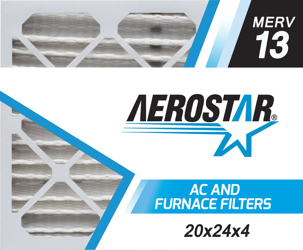 the 20 4, x MERV 24 in Filter, Air 6, of USA x Aerostar 13, Pleated Made Box 20x24x4