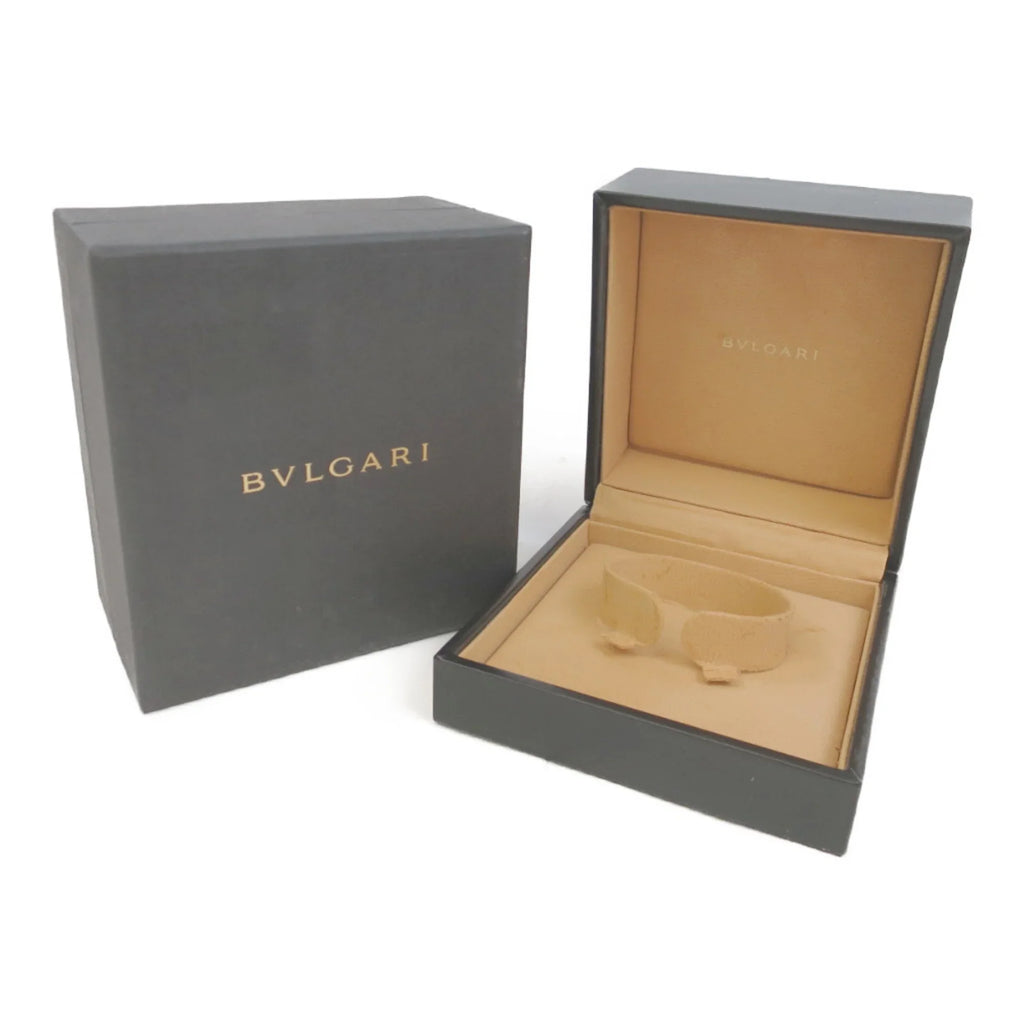 Quartz BF552142 (Good) BVLGARI Steel 18K Polished 2T Pre-Owned SQ22 Gold Watch Ladies Quadrato