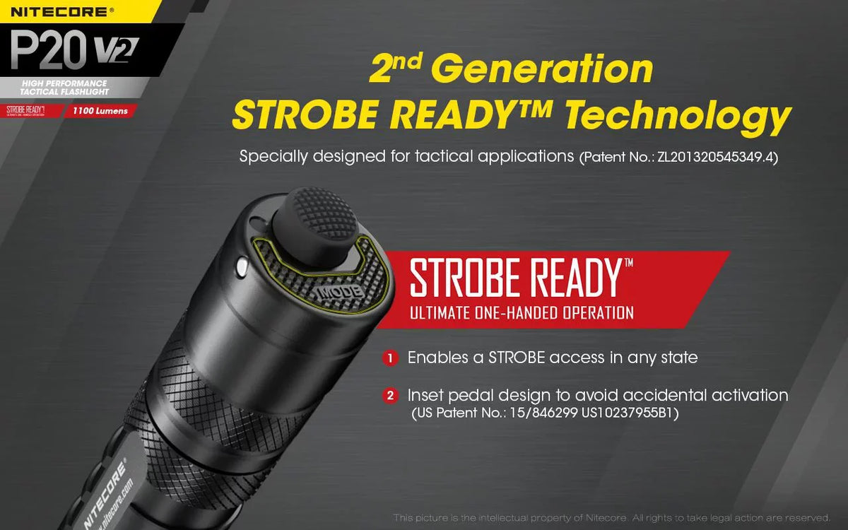 Tactical 1100 LED - Flashlight Battery, V2 XP-L2 P20 CREE Cord Lumens - USB w/NL183 Nitecore Charger Combo: V6 +Free Eco-Sensa UI1