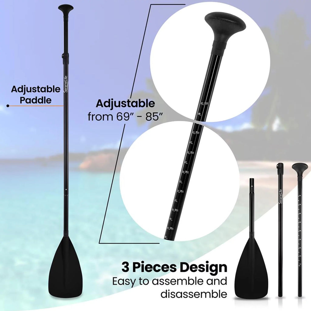 Up Oar Adjustable Paddle Stand Height Universal Serenelife with Boards for