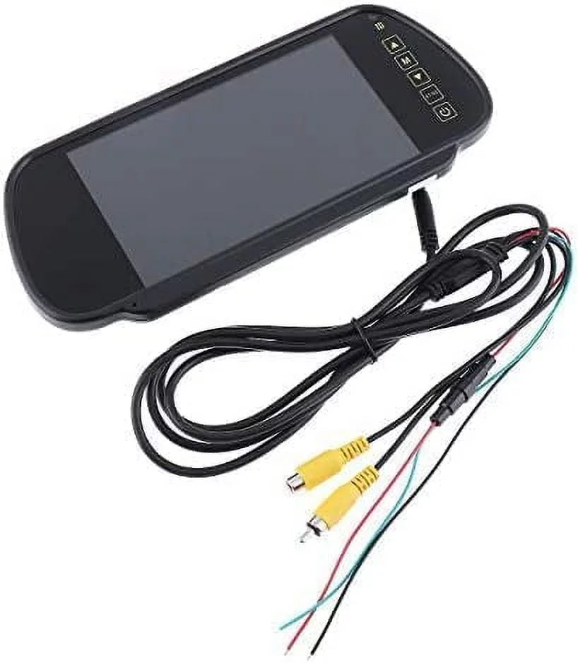 Digital View 16:9 with Input 7 Rear Button Video Touch Car VCR Bileeko Display RGB Monitor 2-Channel Inch