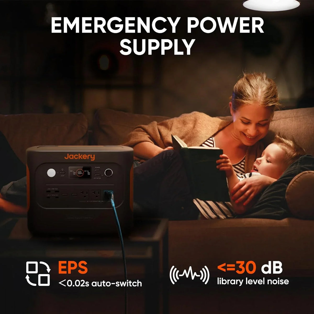 5kWh and Home 1000 Output, with Power Not Solar Panel Station, 1264Wh for (Solar Expandable Explorer 2000W Plus Generator Included) Jackery Portable to Trips Road Camping, Backup