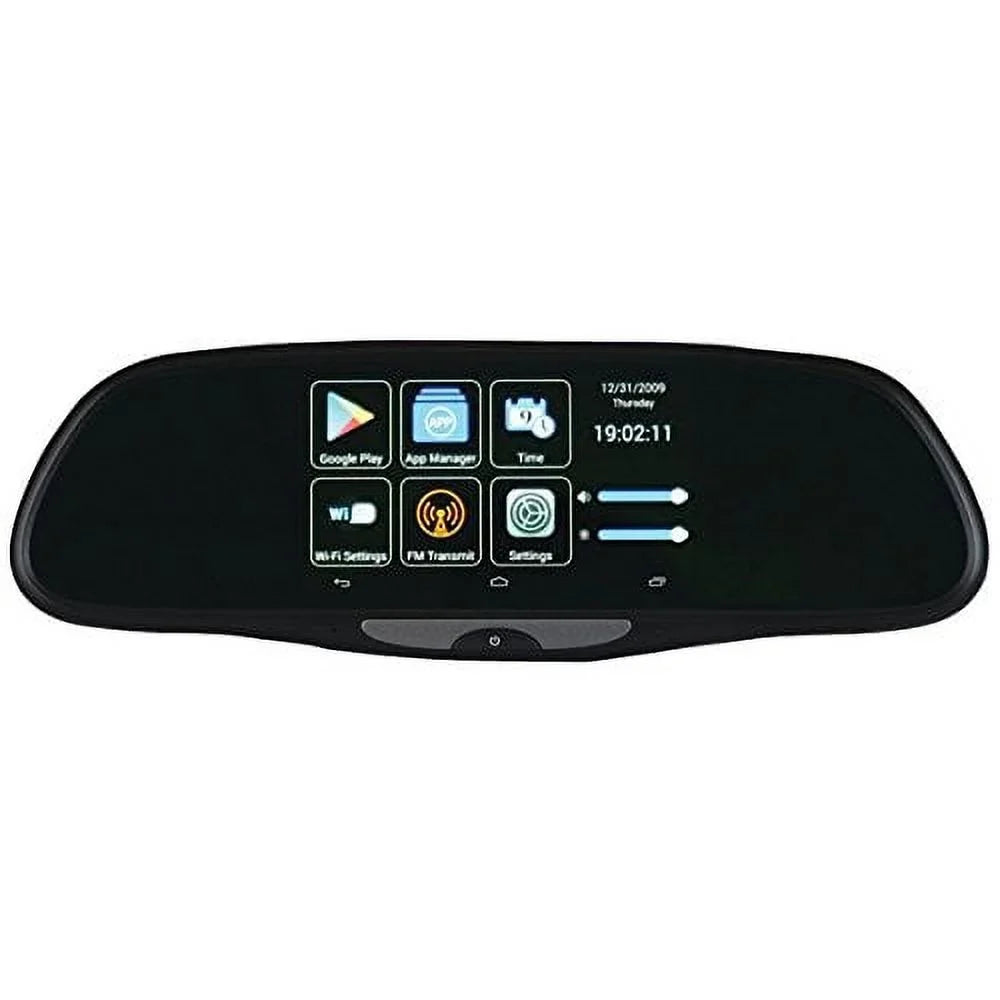 Monitor & Rearview Built-in 5" BOYO VTG500X Maps With Carkuda Mirror Google Waze Camera, Dvr,