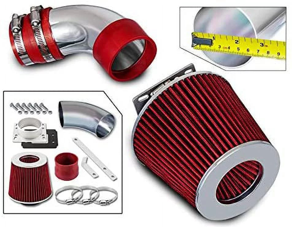 For + Celica Intake Filter 2.0L Rtunes Kit Short Racing Air RED 86-89 Combo Toyota Non-Turbo Compatible Ram