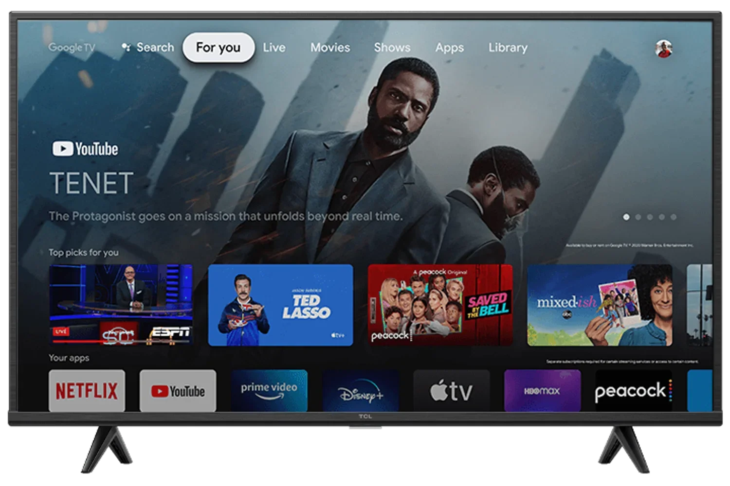 Smart Refurbished 4K 50" TV LED (50S446) TCL (2160p) Class