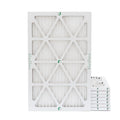 13-1/2 ( 8 Size: Pleated 14x25x1 Furnace MERV Industries. ) Glasfloss Filters Air by Pack 7/8 x Exact 24-1/2 x AC 10