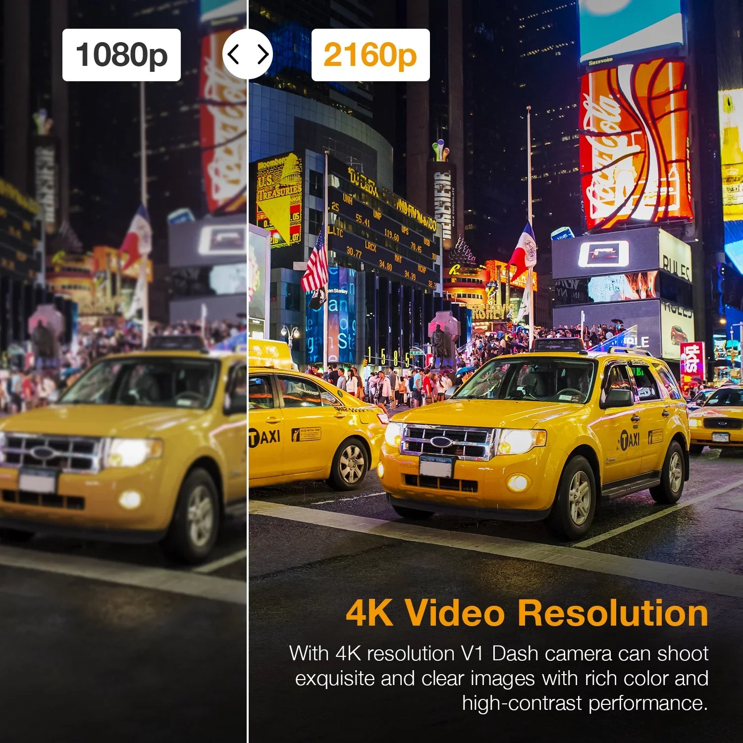 Rexing GPS w/Wi-Fi and Ultra HD Car Cam Dash V1GW-4K