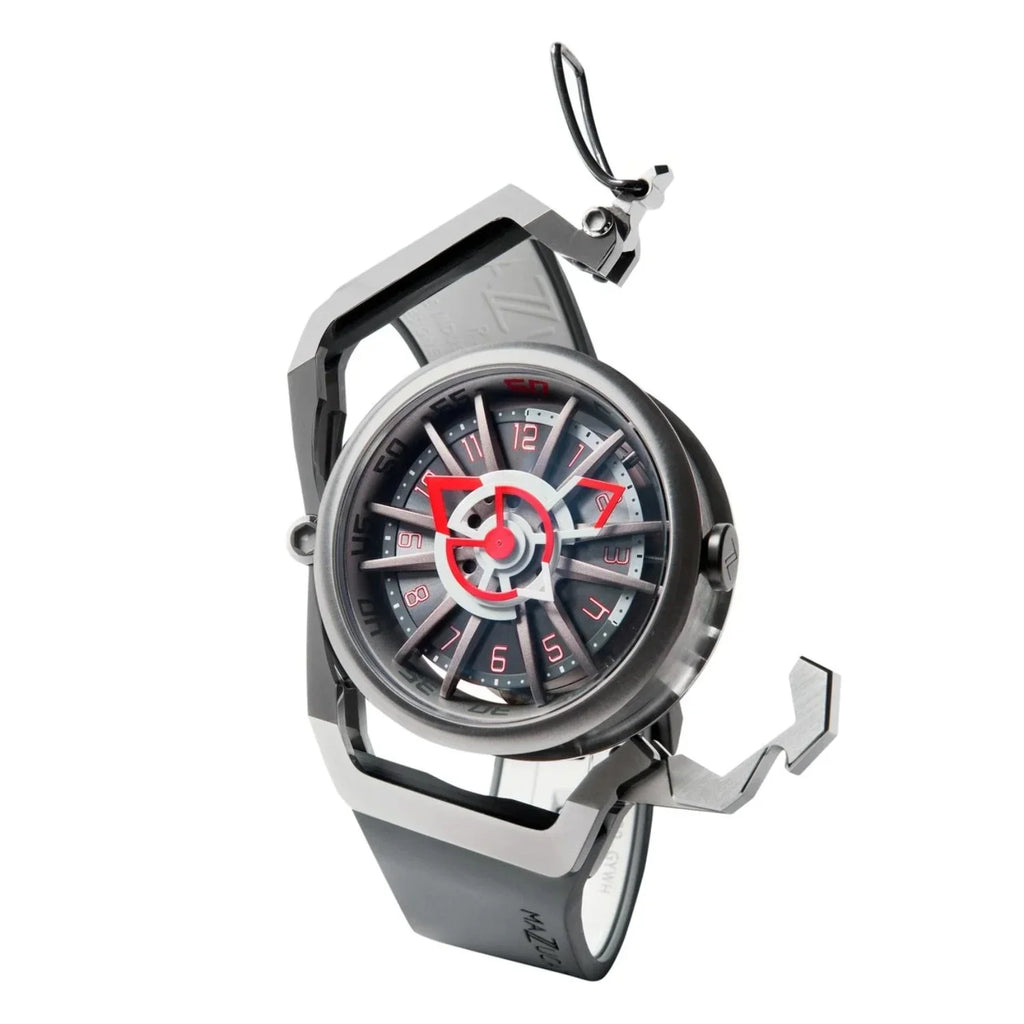 Reversible - Chronograph Sport Mazzucato Watch White Automatic Rim Color Twin for Dial Men Adult Multi