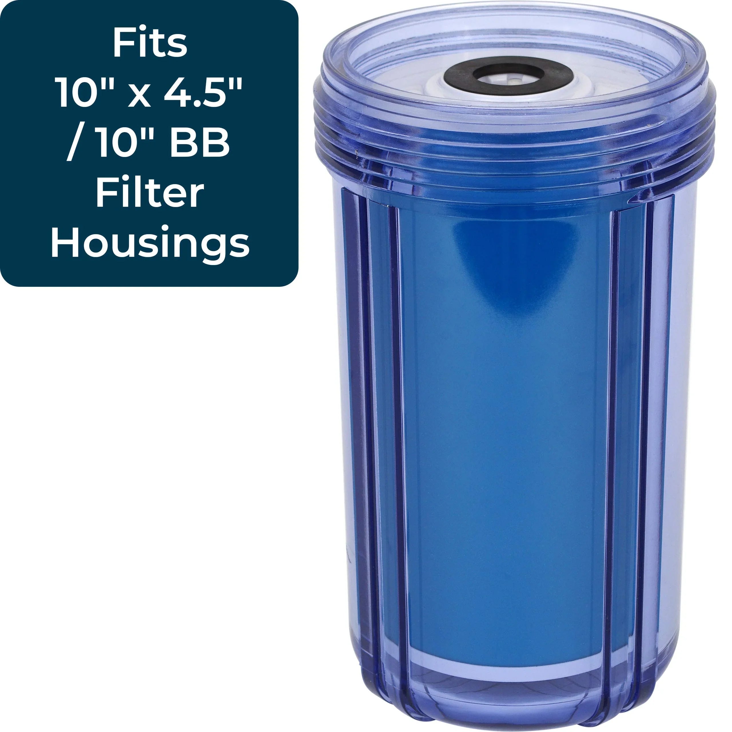 Softener (Case 4.5” x SP-WS-10BB 10” 6) Water Resin Cation SpiroPure Cartridge of