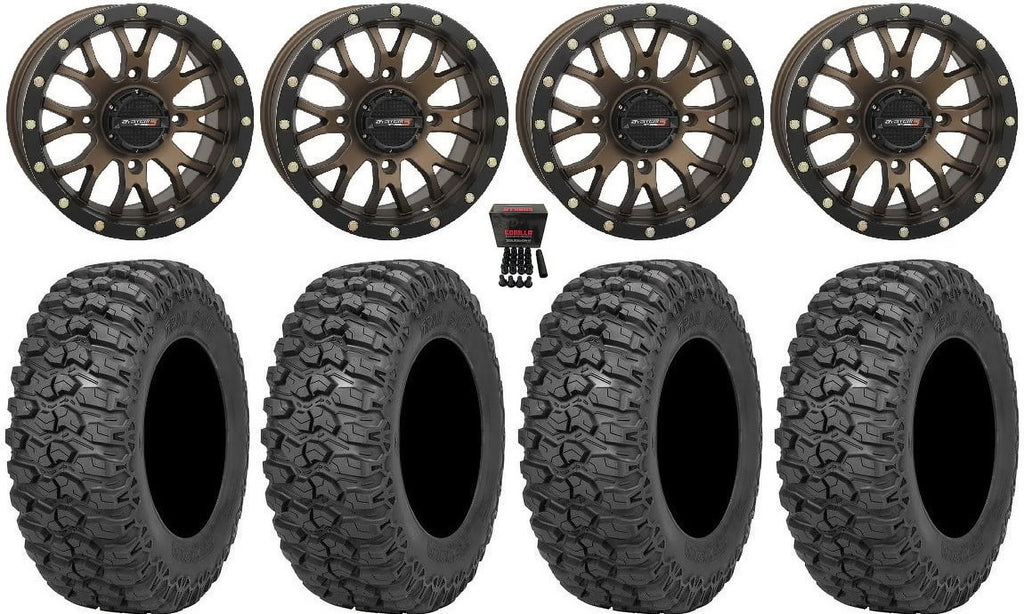 Commander Renegade Defender 14" Outlander Saw Maverick System 3 Can-Am 30" Trail Wheels ST-3 Bronze Tires 2.0