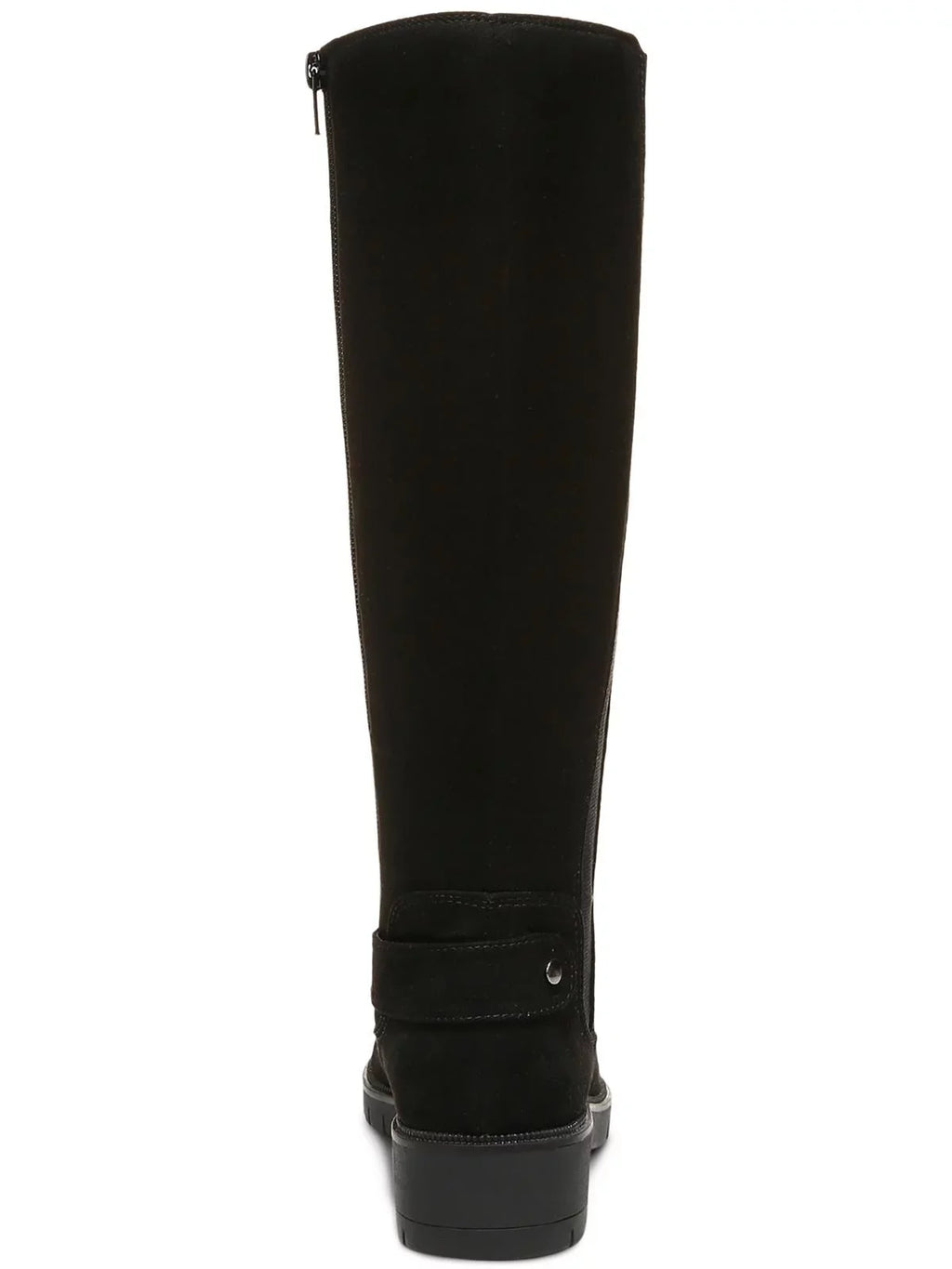Toe 6 Padded Side Gwynn M & Zip-Up Shoes Accent COMPANY Heel Goring Strap Sole Lug Block STYLE Womens Black Round Boots