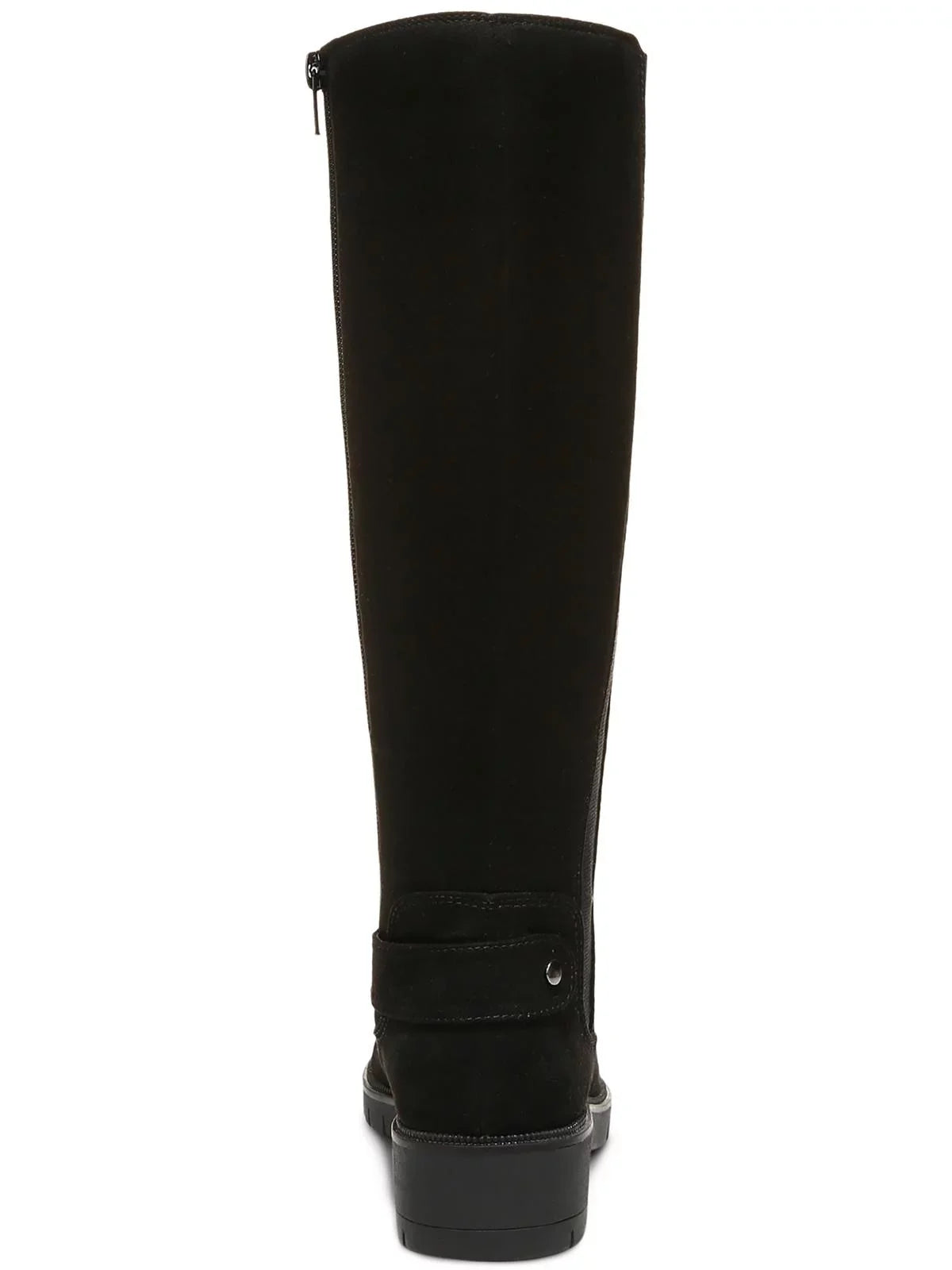 Toe 6 Padded Side Gwynn M & Zip-Up Shoes Accent COMPANY Heel Goring Strap Sole Lug Block STYLE Womens Black Round Boots