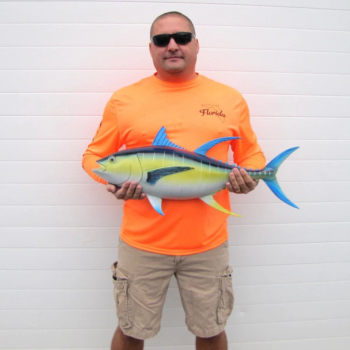 Plaque Saltwater 28" Tuna Trophy Taxidermy Mount Lifelike Bluefin Wall Resin Fish
