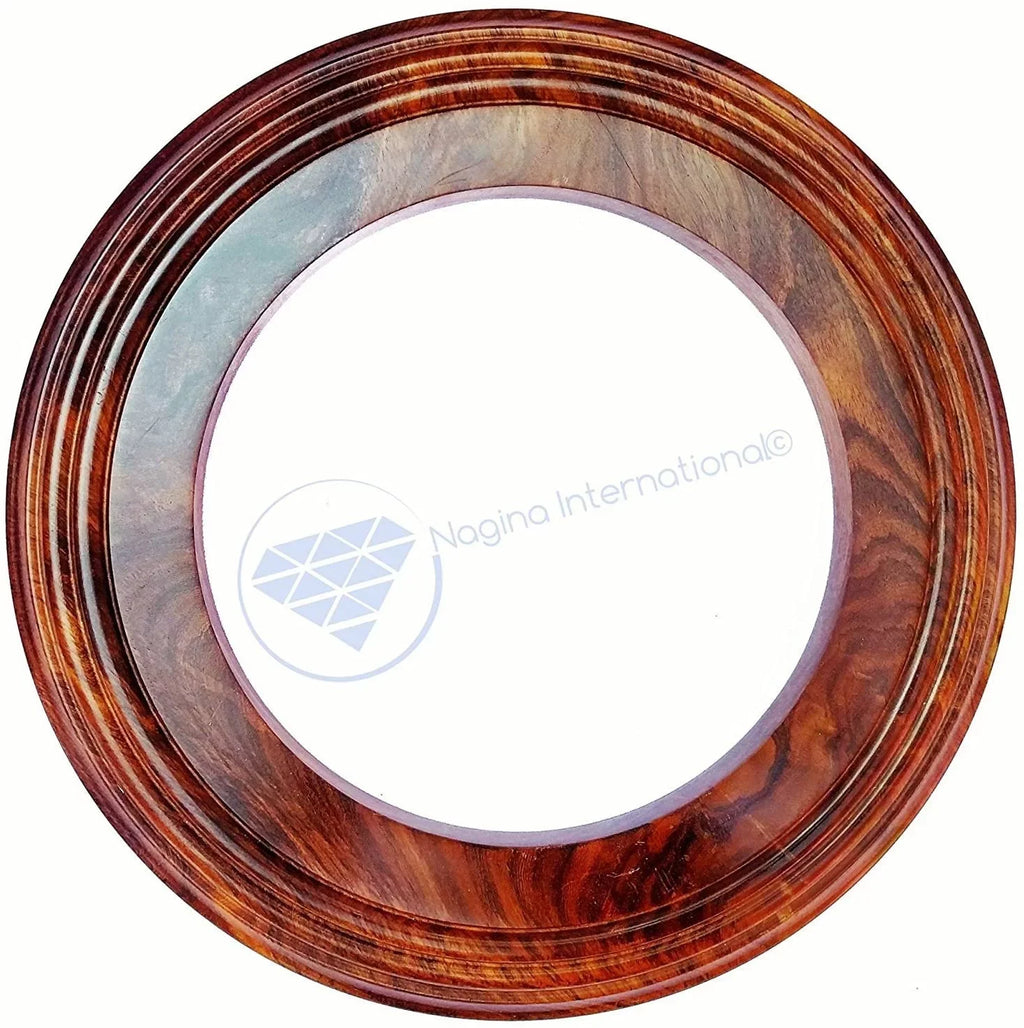 Handcrafted Frame Base International Hardwood Inches) | Polished Wooden Nagina (12 Solid