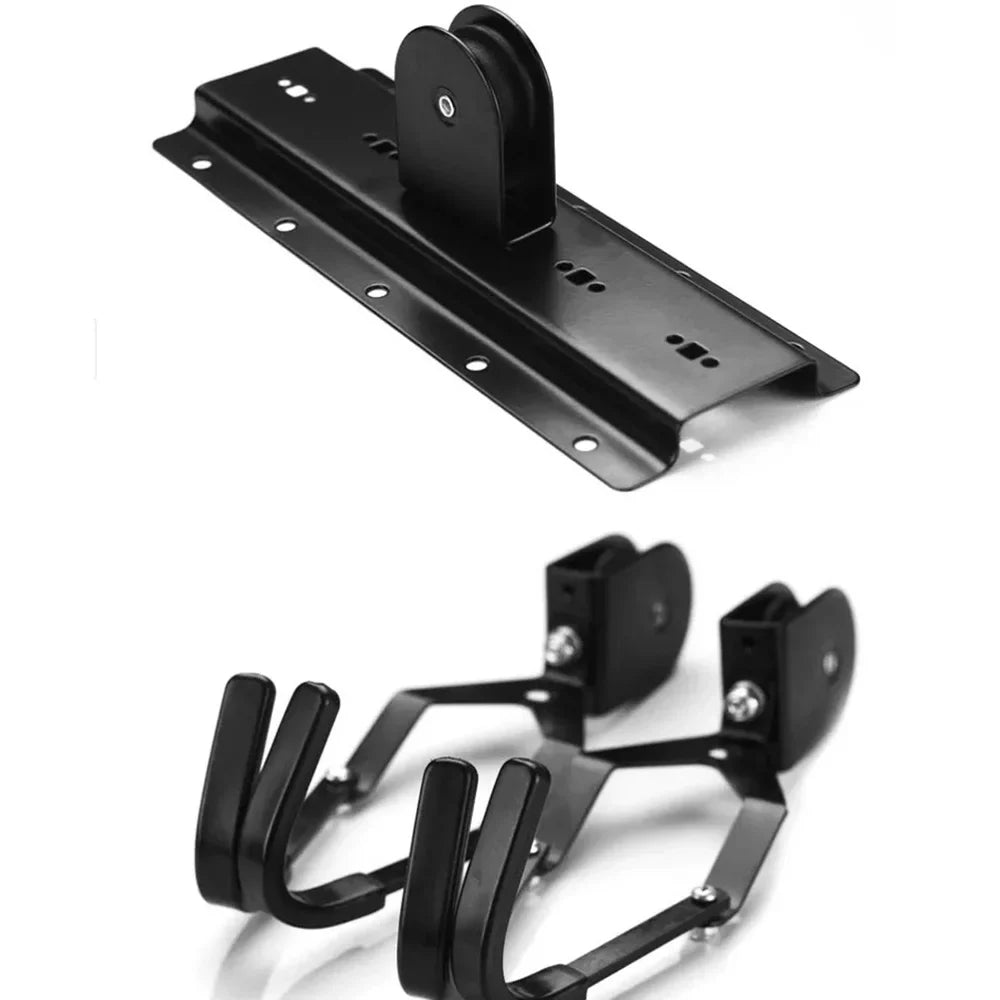 Overhead Garage Bike Radirus Duty Bike Ceiling System, Hanger, Rack Pulley Heavy Lift Storage
