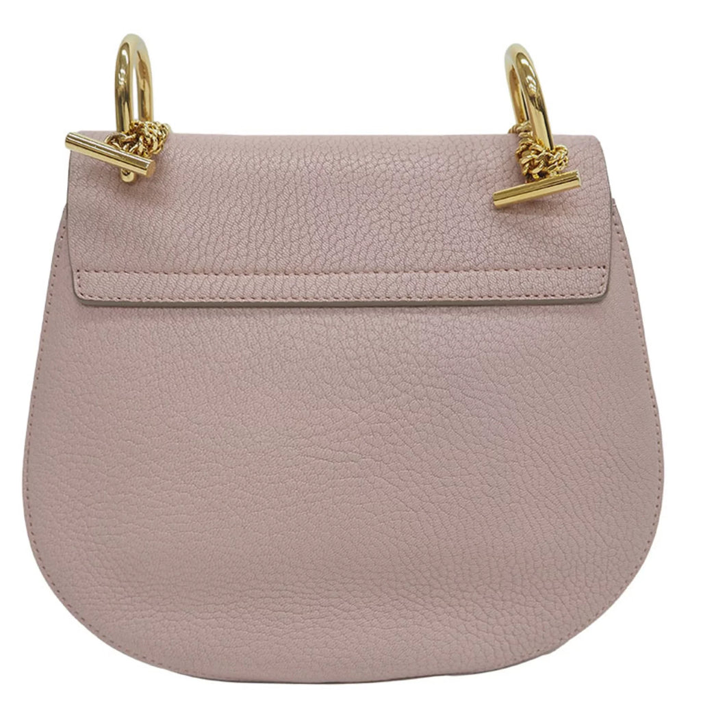 Chloe (Good) Bag Pre-Owned Leather Chain 3S1031-9 Ladies Chloé Drew Shoulder Pink