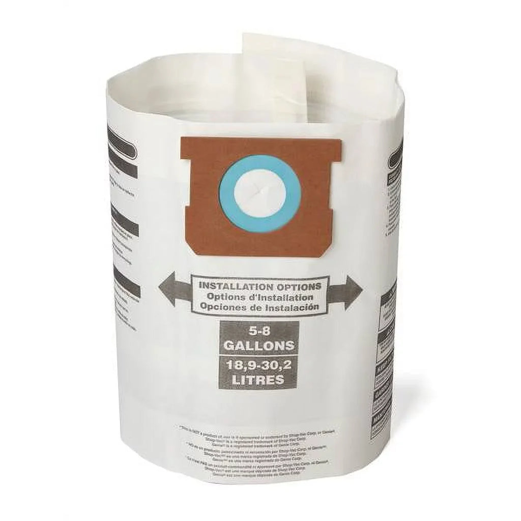 CMXZVBE38767 Wet/Dry for Vac 3-Pack 8 5 to Vacuums Shop Bags Gallon Collection Craftsman Dust