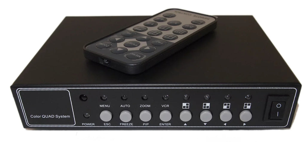 with 2000mA CCTV 4 adapter Splitter Color Port (4 Processor Security and Analog Camera / Real Control Channel Remote Time Camera) Quad Evertech