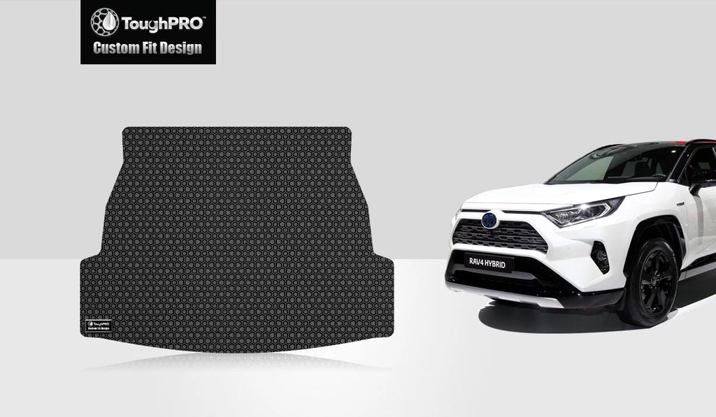 Rubber Weather 2020 Toyota Black All - ToughPRO RAV-4 Accessories Duty Compatible Mat - Heavy Cargo with