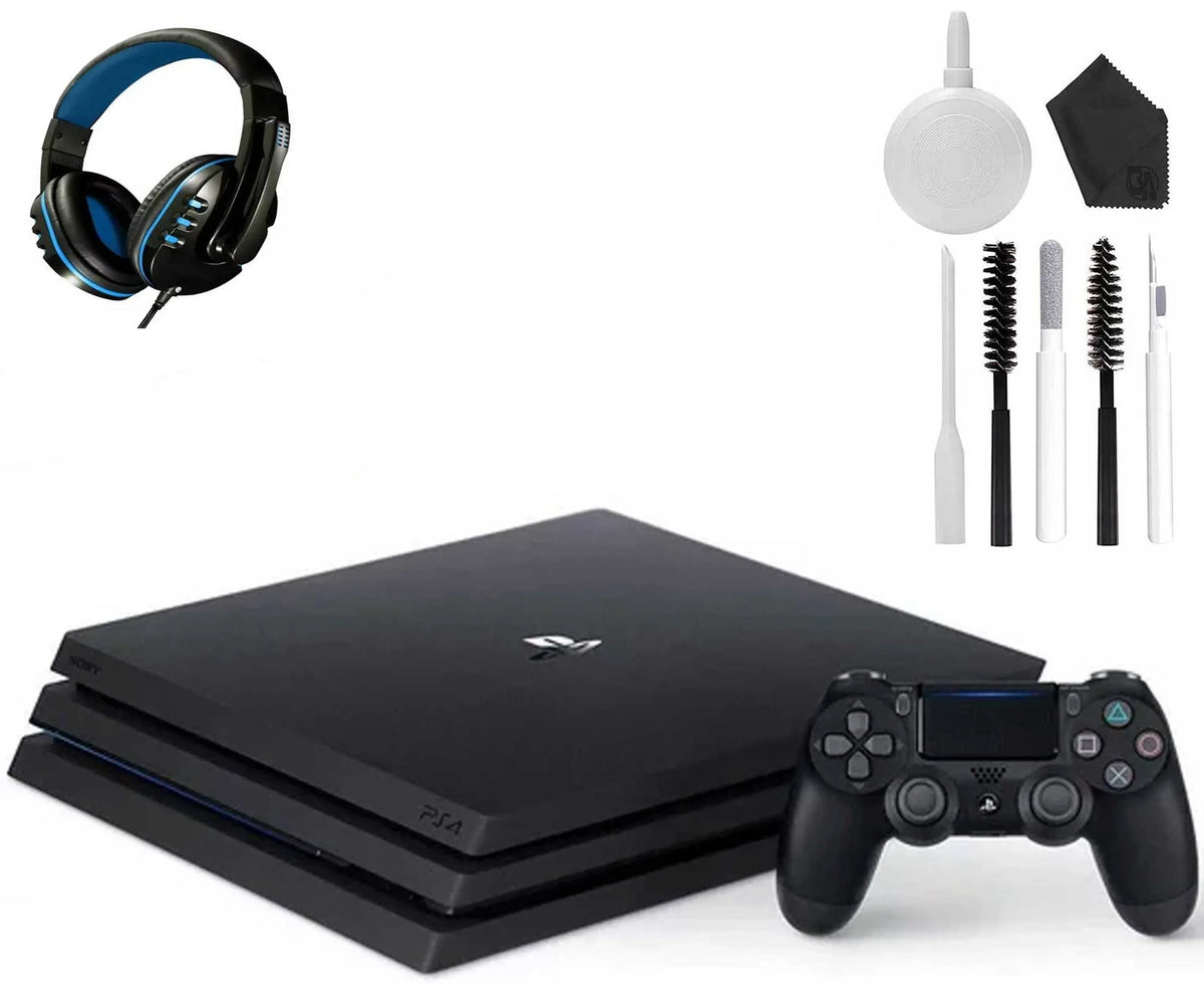 With Like PRO Black, 4 1TB Cleaning PlayStation Console Headset New Sony Gaming Kit