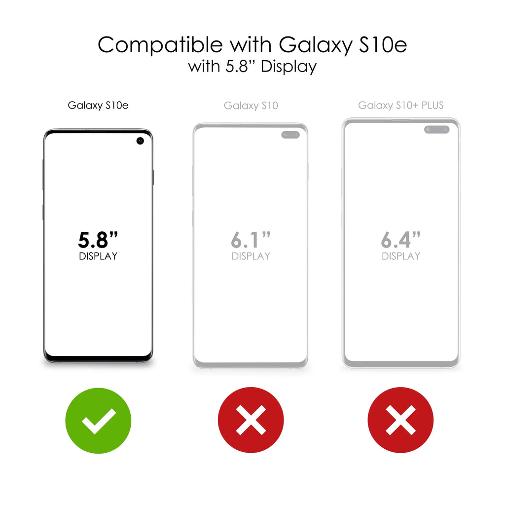 Bumper, Matthew TPU S10e (5.8" Clear Samsung Because Will Your Case DistinctInk Hybrid Screen - Happen 9:29 - Faith, - Back, Protector Screen) of Glass Acrylic Shockproof Galaxy for It Tempered