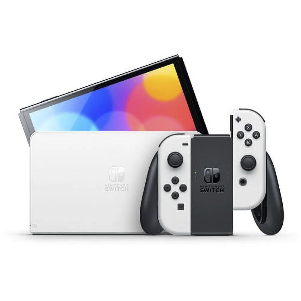 Switch with More Card, OLED Sword, 128GB and White Pokemon Nintendo