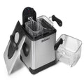 with 4Qt. Platinum Fryer 3 baskets EDF-401T Elite Dual Deep