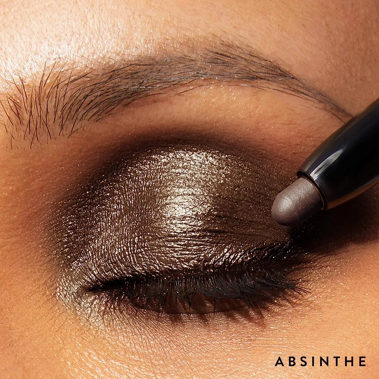 Eyeshadow - - Make It GELLER Crease-Proof Cream Eyeshadow Stick and A Matching Eyeshadow - NEW Absinthe Powder Dual-Ended YORK LAURA Smudge-Proof Double +