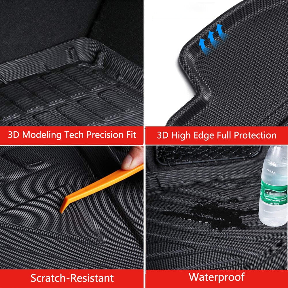 Easy 2011-2021 Jeep for Liner Cargo Grand Rear TPO Trunk to Cherokee Mats Clean